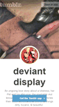Mobile Screenshot of deviantdisplay.com